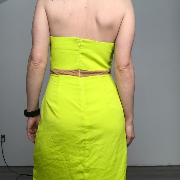 Naven chartreuse high neck dress - Picture 3 of 3